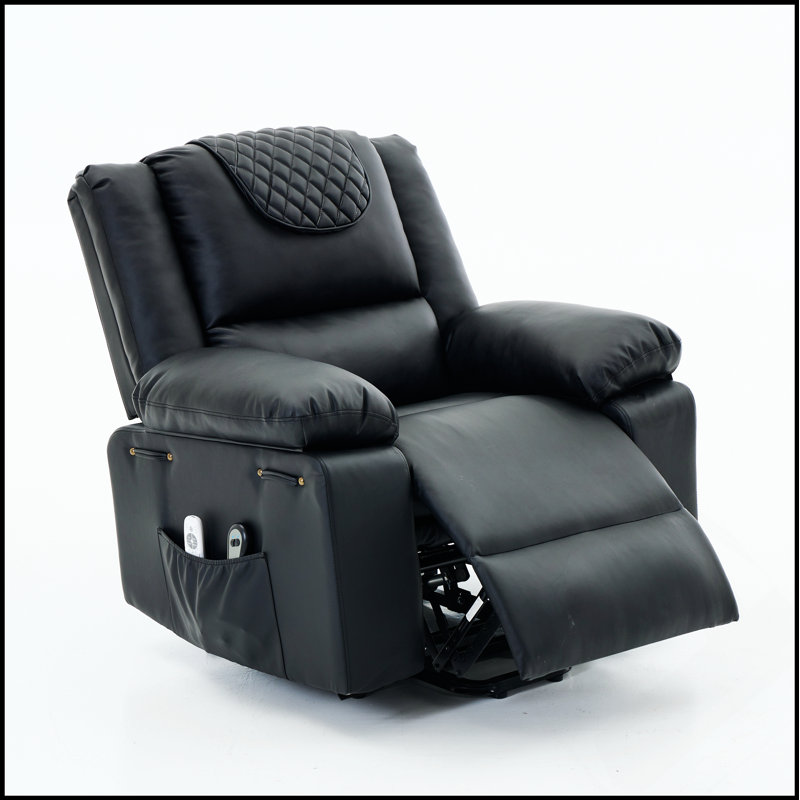 Fauteuil inclinable en polyuréthane chauffant et massant pour les personnes âgées, améliorant le confort et la mobilité avec des avantages thérapeutiques