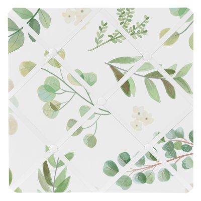Botanical Floral Leaf Wall Mounted Photo Memo Board By Sweet Jojo Designs