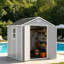 Plastic Outdoor Garden Storage Shed-1935053540
