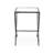 Mathis Modern Hammered Metal Side Table-124258180