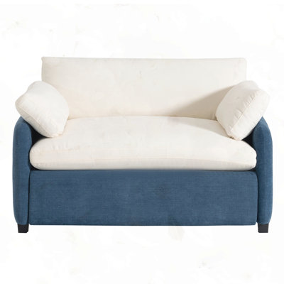 Canapé simple surdimensionné en chenille