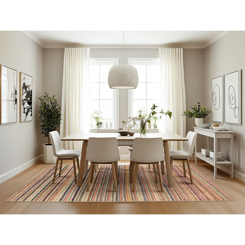 Elette Abstract Indoor Rug, Rectangle 7' x 10'