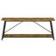 Sofa Table Behind Couch, Industrial Entry Console Table For Hallway, Entryway & Living Room