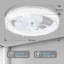 Ventilateur de plafond en cristal concassé 19,7 po avec lumière - moteur à courant continu réversible, 6 vitesses, application et télécommande