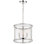 Libby Langdon For Crystorama Devon 3 Light Polished Nickel Lantern