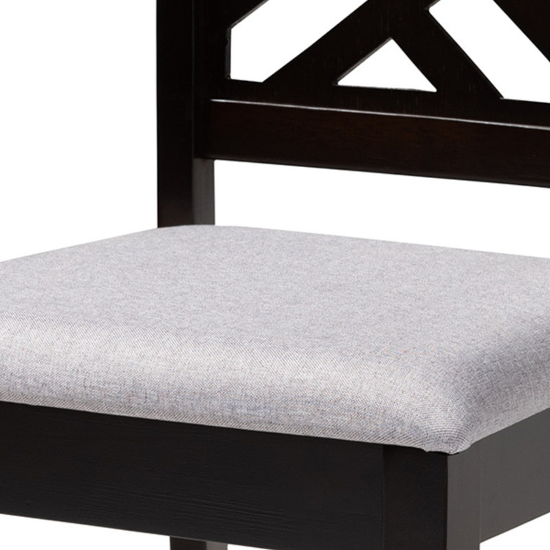 18.5'' H Upholstered Side Chair, Gray