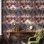 Papier peint mauve à motif abstrait mauve