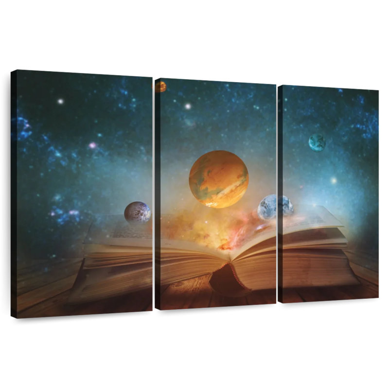 Oberle Galaxy Book, 42" H x 65" W