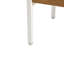 Table de chevet fonctionnelle en rotin avec prise de courant, ports USB, tiroir et pieds en métal pour une utilisation polyvalente à la maison et au bureau-109760365