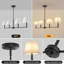 Costa Wrought Iron 4-Light Linear Chandelier-40181864
