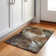 Premium Machine Washable Cerrito AMF522 Brown Rug