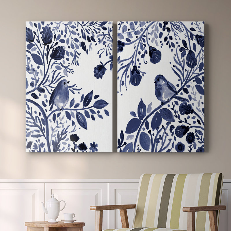 Toile tendue avec châssis Indigo I-Premium Gallery - prêt à être accroché, H 12 po x l 16 po