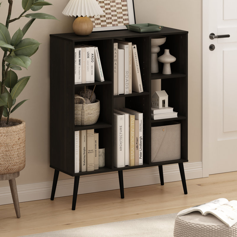 Claude 99.95cm H x 80.01cm W Standard Bookcase, Espresso