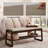 Solid Wood Shoe Rack Bench, Entryway Bench with Shoe Storage, with Cushion, Beige-1470296802-1462566187