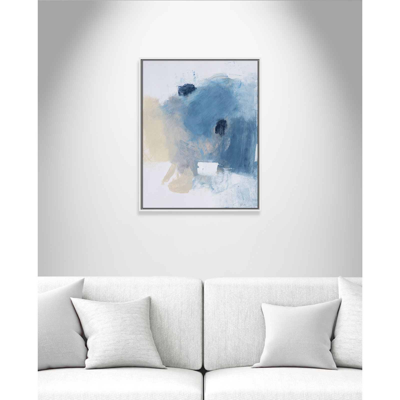 Coastal Carnival I Print by Casa Fine Arts, No Mat, 29.5" H x 23.5" W x 2" D, White Floater Framed Canvas