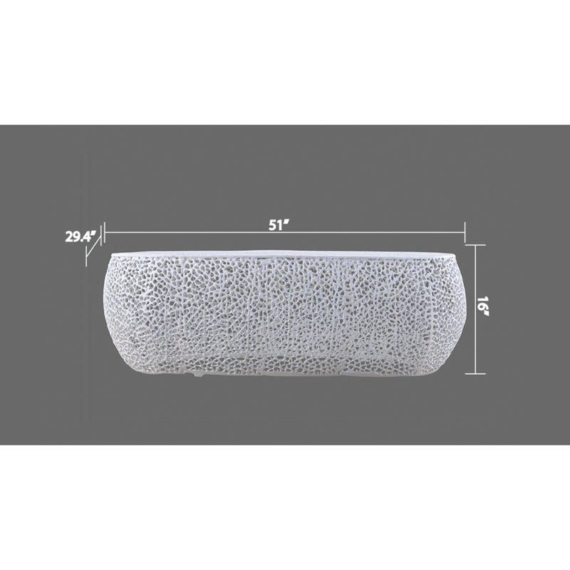 Table, table basse ovale blanche