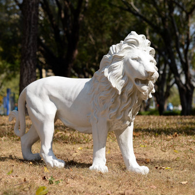 Lion Facing Right Statue