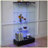 Modern Glass Display Cabinet with Large Drawers and LED lights for Living Room and Bedroom-1261674659