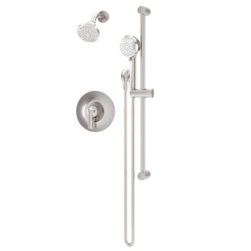Ensemble de garniture de robinet de douche avec douchette Birch HydroMersion, Chrome poli