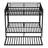 Queen Over Queen Metal Bunk Bed with Trundle-1383231525