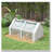 Outsunny 6' x 3' x 3' Portable Greenhouse, Garden Green House with 2 PE/Plastic Covers, Steel Frame and 2 Roll Up Windows, Clear