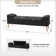 Sandrea 59"W Scratch-resistant Vegan Leather  Storage Bench with Built-In USB Charging Port
