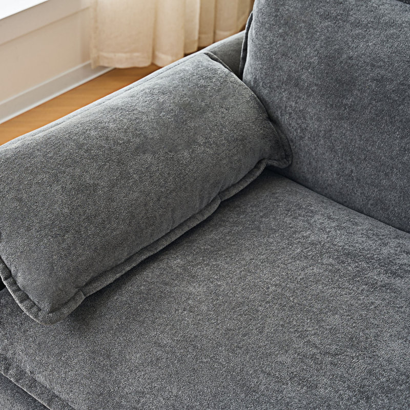 Ensemble de 2 chaises d'appoint Accent Chair, Gris