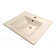 D'Vontz 16.63'' White Vitreous China Rectangular Bathroom Sink with Overflow