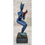 Figurine de clown en bronze signée et numérotée par Vitaleh