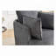 Chaise pivotante rembourrée en velours côtelé-760106811