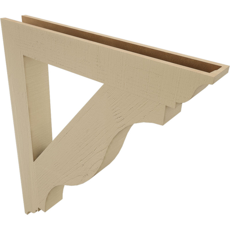 Support en bois de cèdre brut Funston Traditional, H 48 po x l 5,5 po x P 40 po