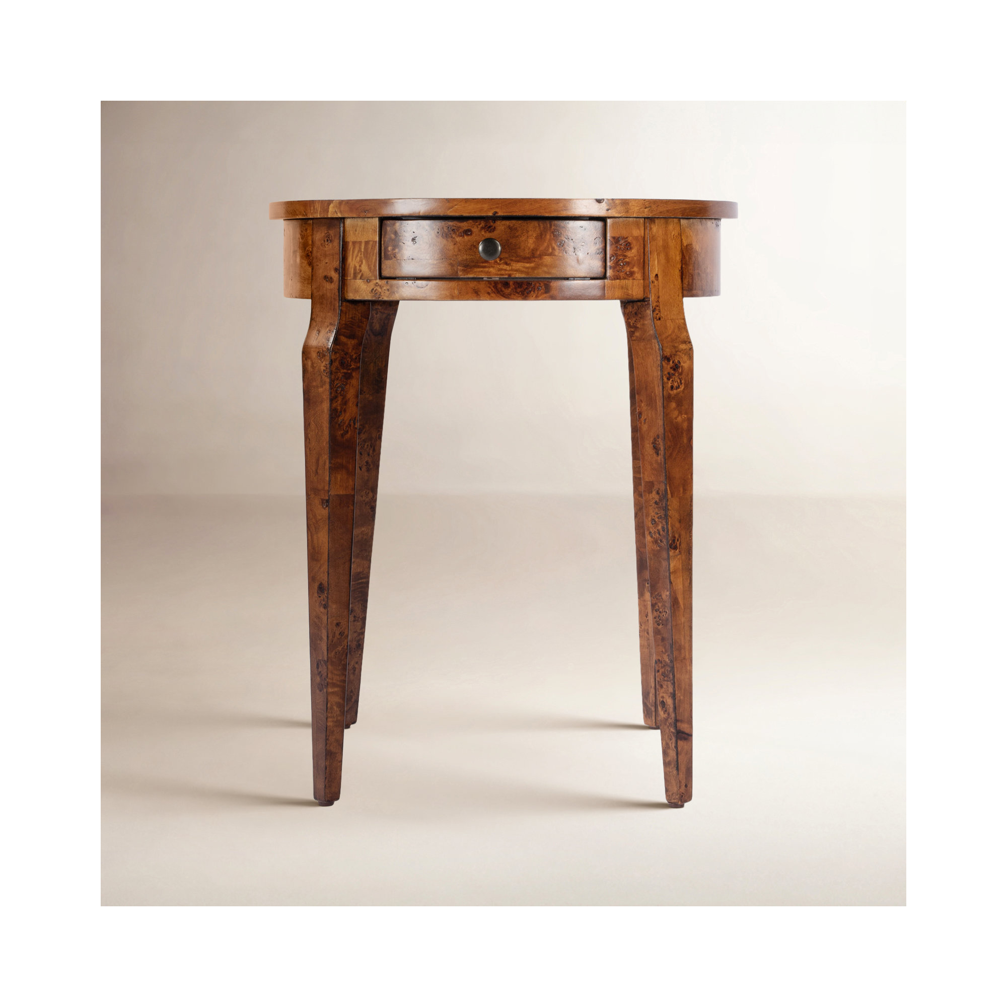 Amberwood End Table with Storage, Honey 