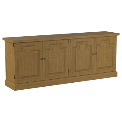 Morriston 4-door Dining Sideboard Buffet Cabinet Rustic Honey