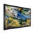 Impression noire sur toile encadrée sélectionné
