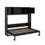 Lit escamotable double avec armoires de rangement