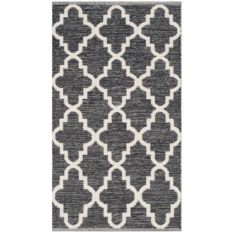Lockbourne Hand Woven Cotton Geometric Rug