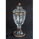 Etched Crystal Urn