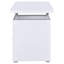 Bureau réversible blanc à 3 tiroirs