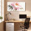 Ensemble de 1 tableau mural sur toile tendue avec motif de pivoine aquarelle-711764831