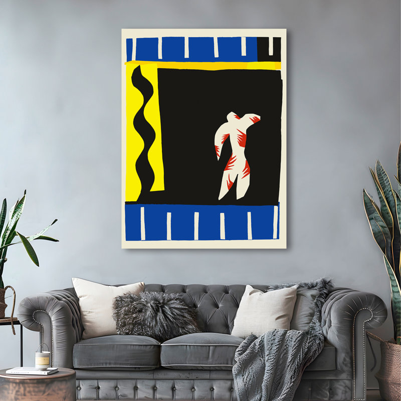 3HM7482 Jazz, The Clown by Henri Matisse - Wrapped Canvas Print, 70cm H x 50cm W