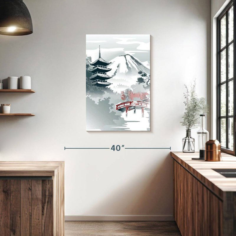 Aime Japanese Bridge, 36" H x 24" W