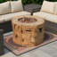 Table de foyer d'extérieur au propane H 23,62 po x l 40,16 po Devlynn-300861814