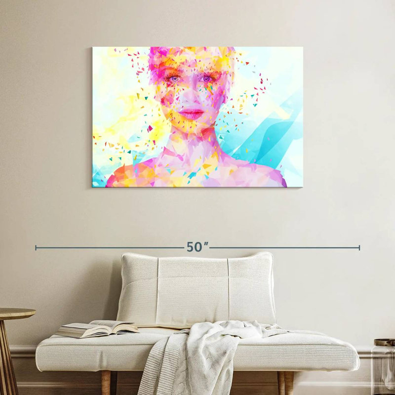 Leisha Turquoise, 26" H x 39" W