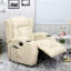Bonded Leather Electric Recliner with Massager and Heating-45166941