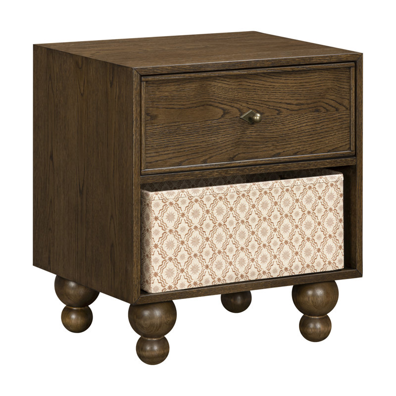 Astre Assembled Nightstand by Nate Berkus, Toffee