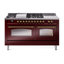 ILVE Nostalgie II 60 Dual Fuel Range, 5 Burners, Griddle, Frenchtop -1514149103-1514149119