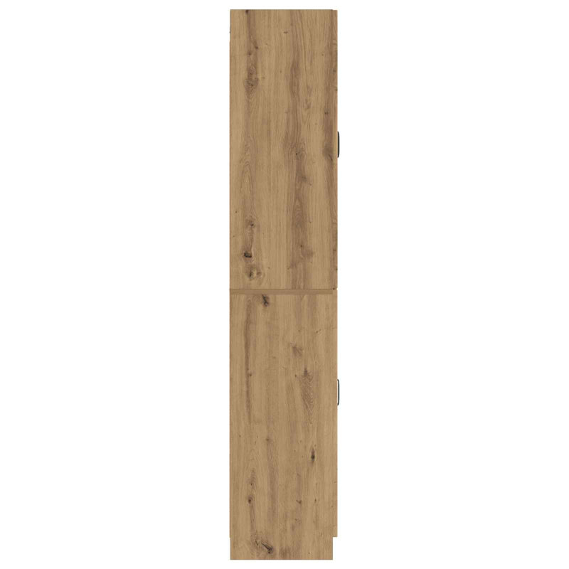 3 -Door 3 -Drawer 3 -Shelf Storage Cabinet, Artisan Oak