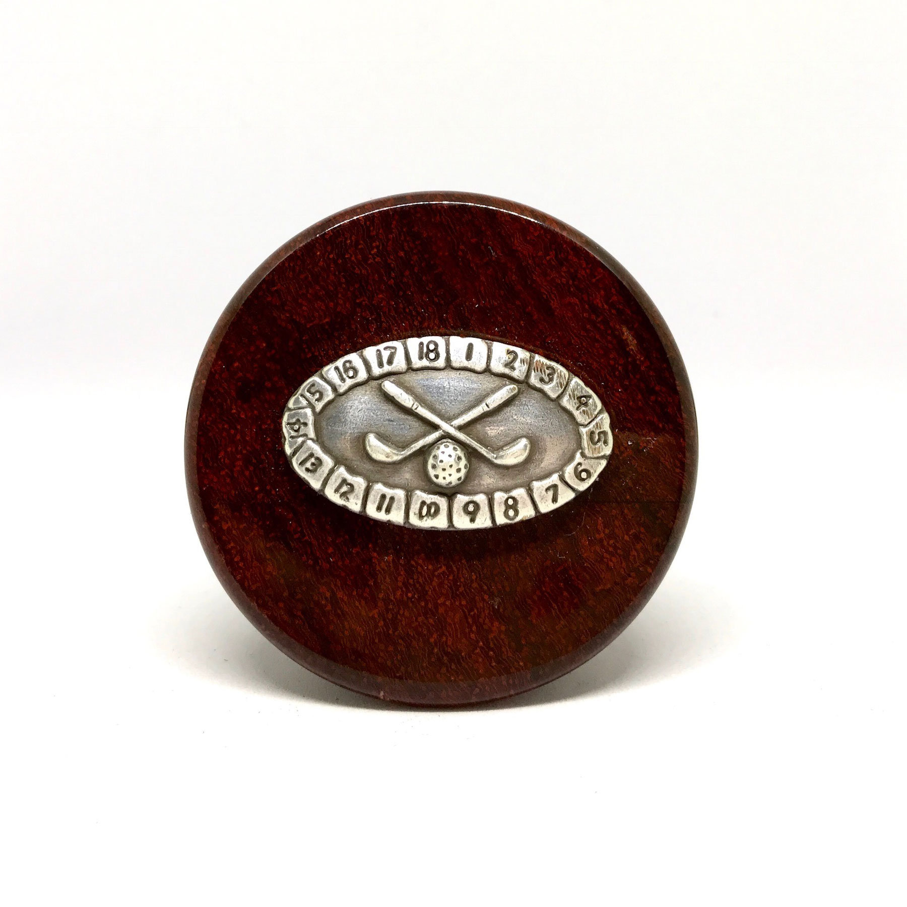 Cigar Cutters by Jim Golf Clubs & Ball Wine Stopper, Rosewood Wine