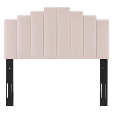 Noelle Upholstered Velvet Panel Headboard