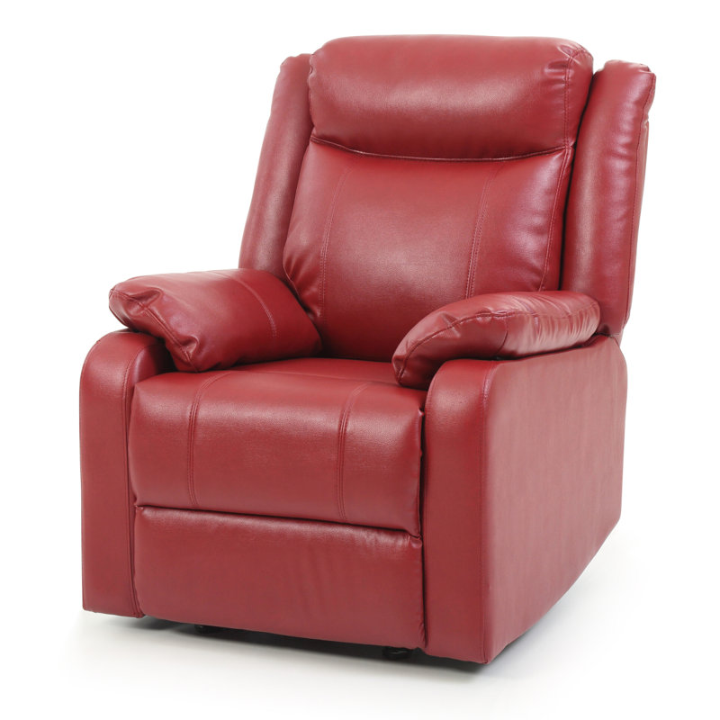 Glory Furniture Ward G762A-RC Rocker Recliner, Rouge